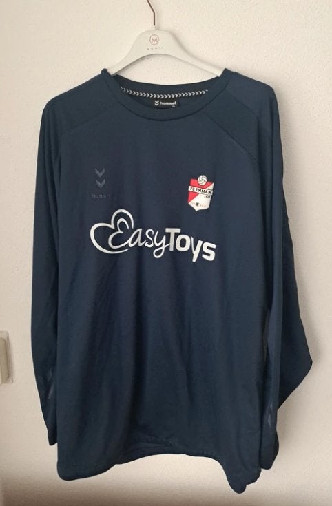 FC Emmen Lang shirt XXL - Goede conditie, Blauw, Overige maten, Ophalen of Verzenden, Zo goed als nieuw