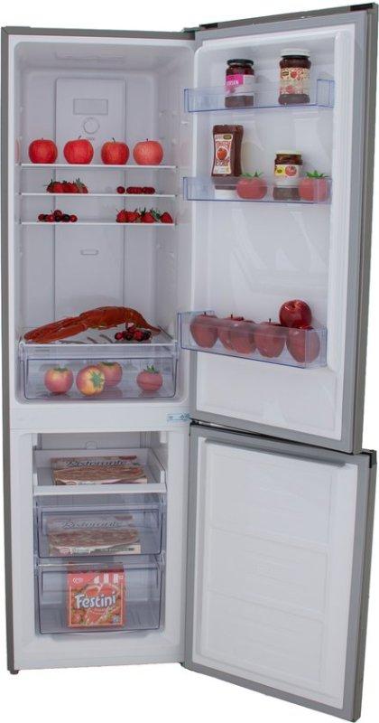Frilec koelkast BONN275-NF-040CI - Inox, Witgoed en Apparatuur, Koelkasten en IJskasten, Info@domest.nl, 200 liter of meer, Met aparte vriezer