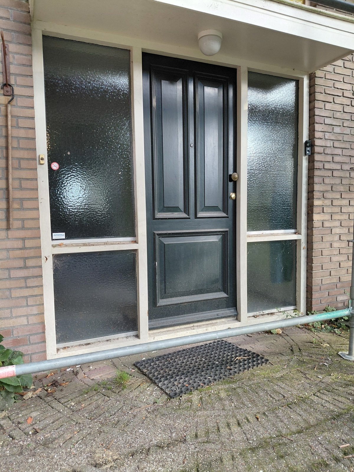 Massieve voordeur klassiek in zeer nette staat, Doe-het-zelf en Verbouw, Ophalen, Gebruikt, Buitendeur, 200 tot 215 cm