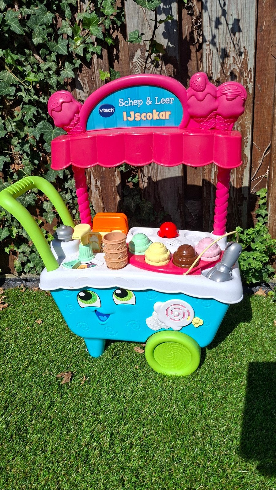 VTech Schep & Leer IJscokar, Ophalen