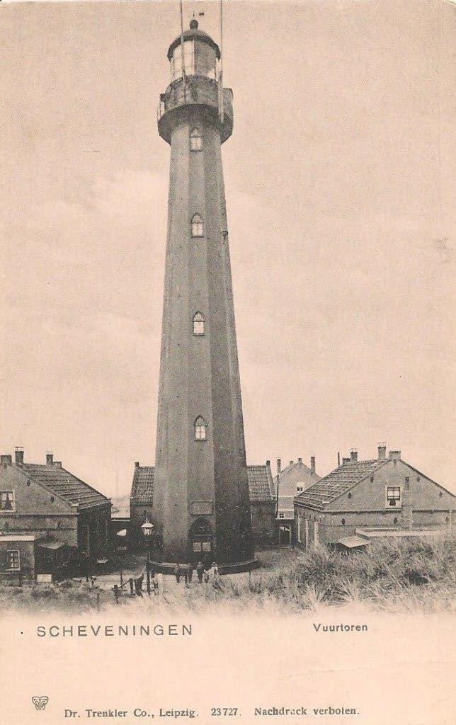 Scheveningen  / vuurtoren, Verzamelen, Ansichtkaarten | Nederland, Verzenden, Voor 1920, Ongelopen, Zuid-Holland
