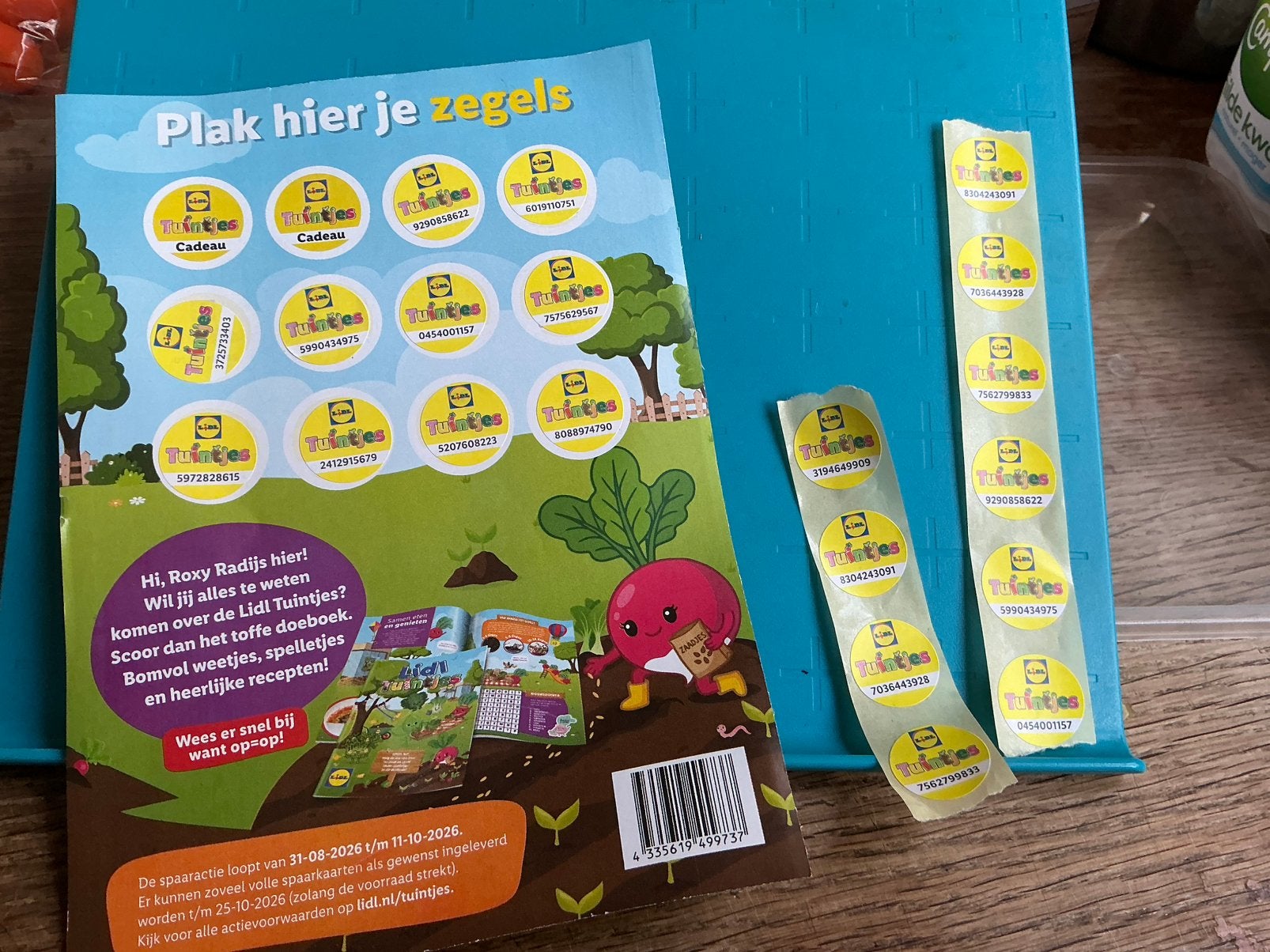 Lidl zegels, Ophalen of Verzenden, Winkel, Super of Benzinepomp, Volle spaarkaart