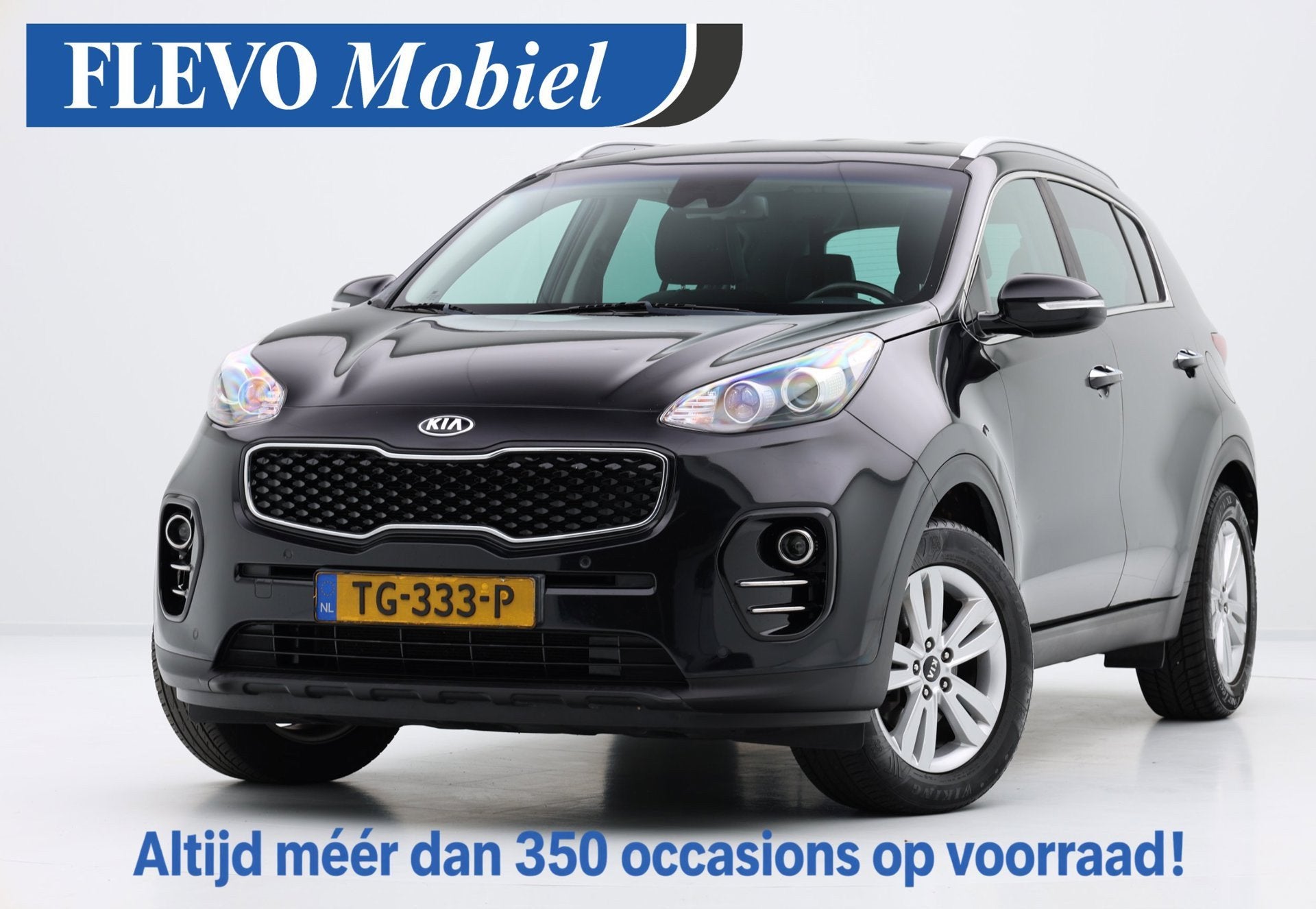 Kia Sportage 1.6 GDI Design Edition Leer|Clima|Stoelverw|Car, Auto's, Voorwielaandrijving, Lichtsensor, Gebruikt, 4 cilinders