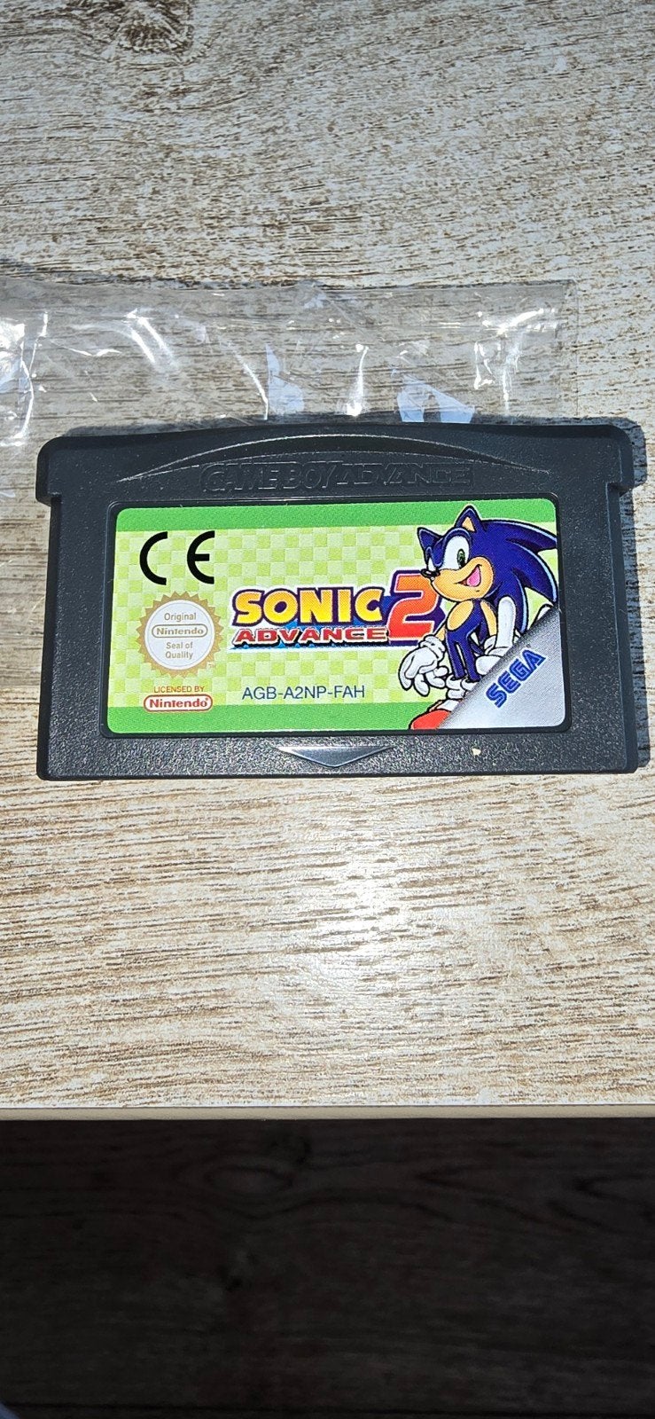 Sonic Advance 2 Game Boy Advance (GBA) - Losse Cartridge, Gebruikt, 1 speler, Ophalen of Verzenden, Vanaf 3 jaar