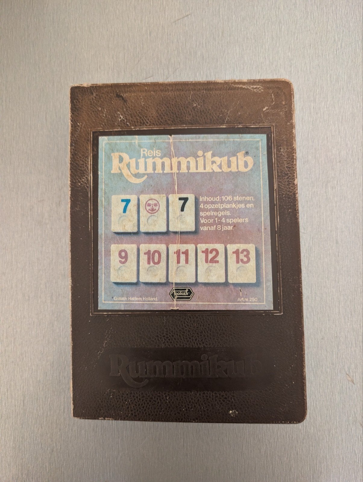 Reis Rummikub - Compact en Compleet Gezelschapsspel, Gebruikt, Goliath, Ophalen of Verzenden, Een of twee spelers