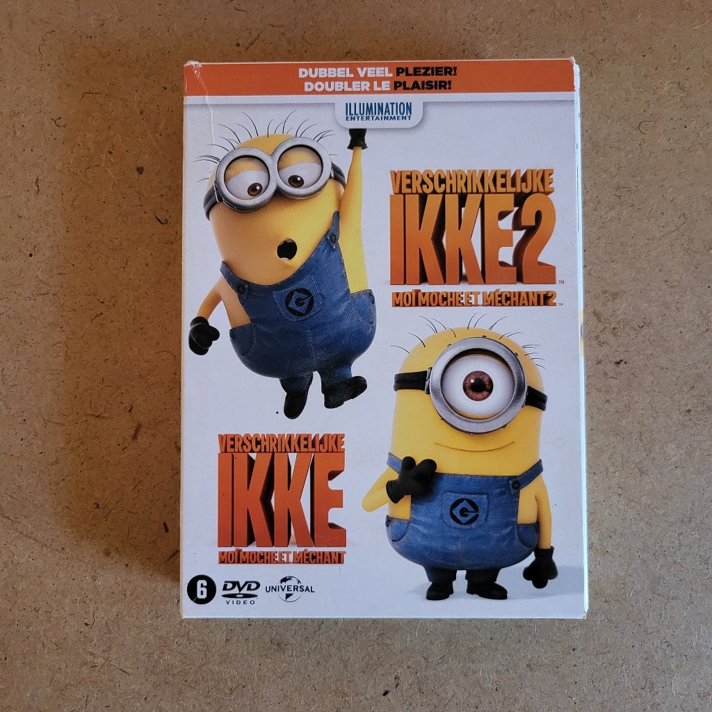 Dvdbox: Verschrikkelijke ikke/ Despicable me 1 & 2, Cd's en Dvd's, Dvd's | Kinderen en Jeugd, Ophalen, Nederlands, Nederlands