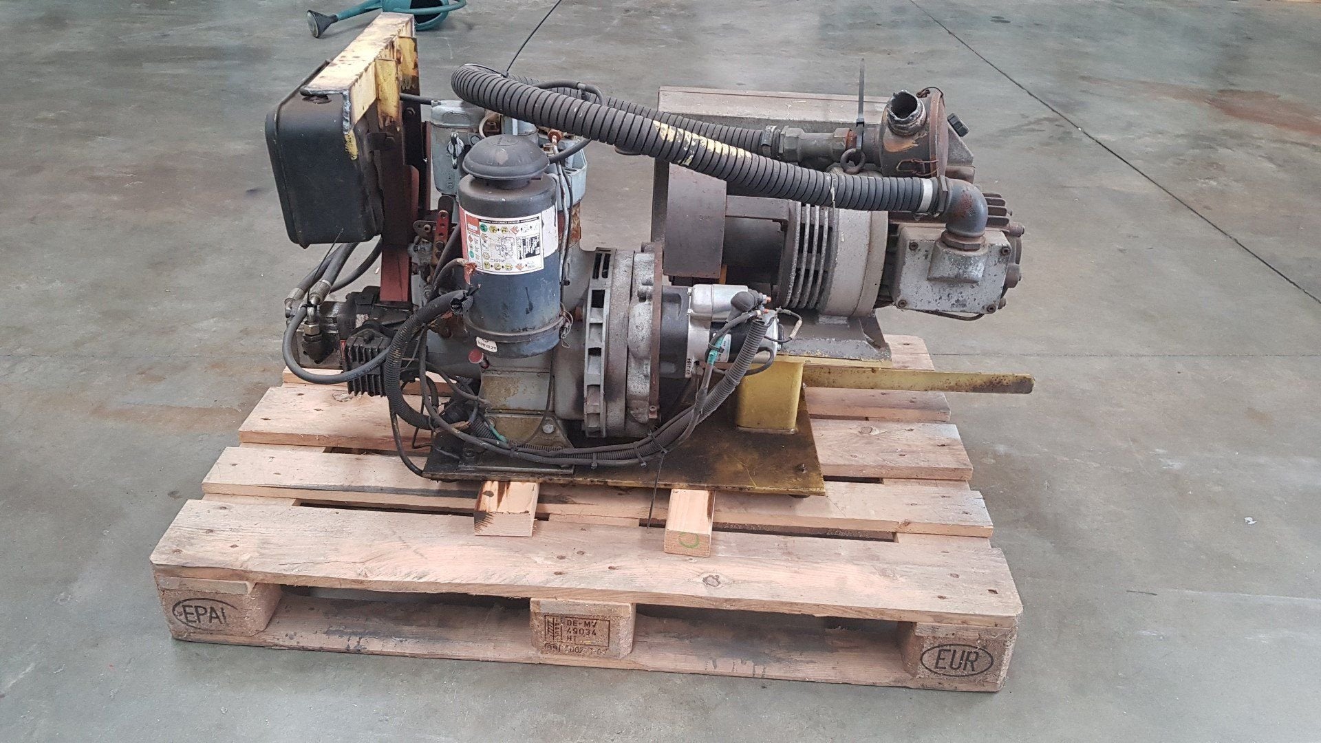 Hulpmotor Hatz ES79 diesel incl. vacuumpomp industriemotor, Gebruikt, -, -, Ophalen of Verzenden