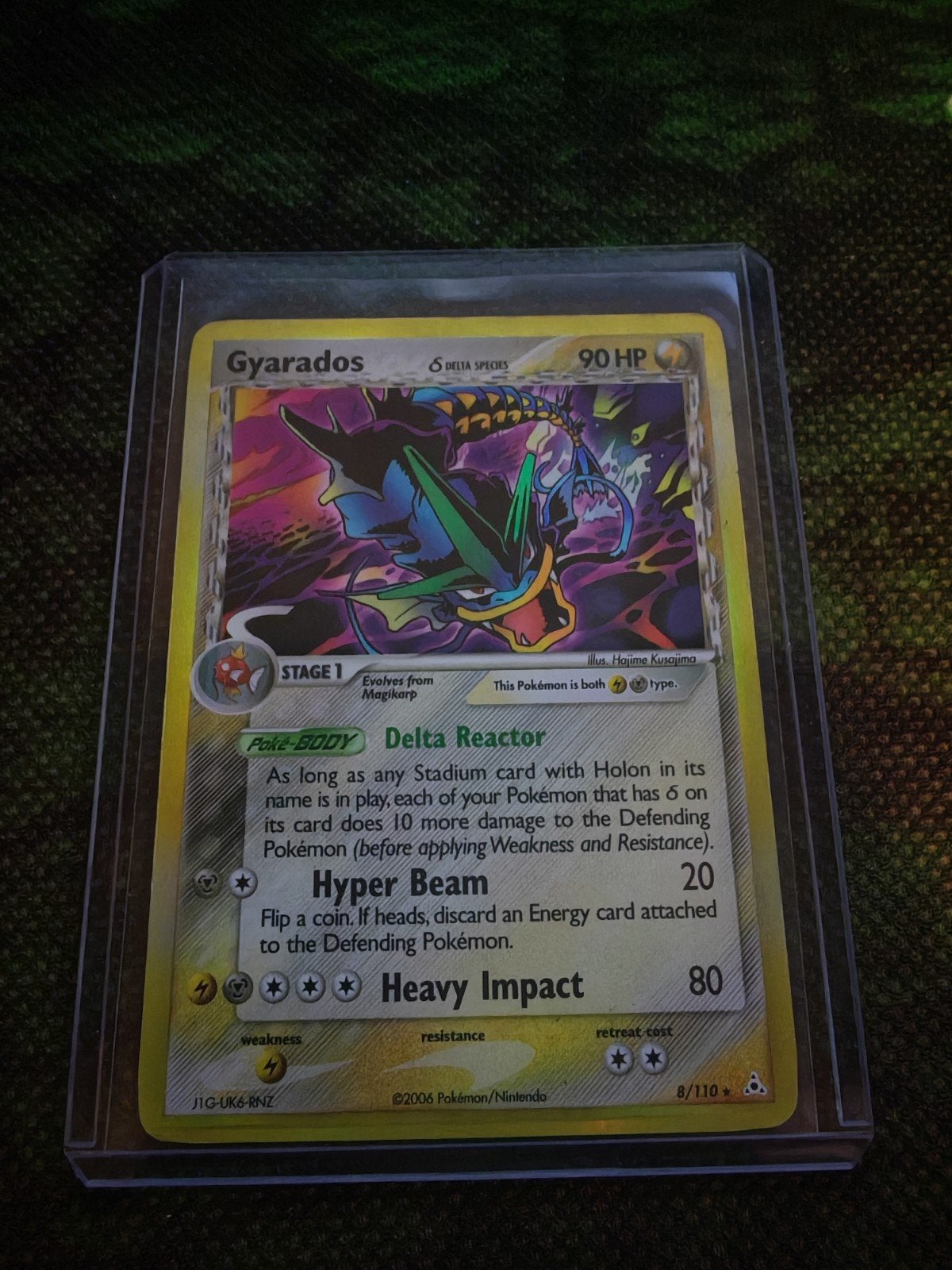 Gyarados 8/110, Hobby en Vrije tijd, Verzamelkaartspellen | Pokémon, Ophalen of Verzenden, Zo goed als nieuw, Losse kaart