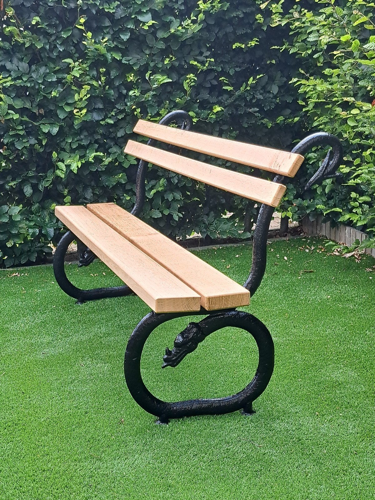 gietijzeren draken / Slangen / duivels bank, Tuin en Terras, Ophalen, Zo goed als nieuw, Metaal