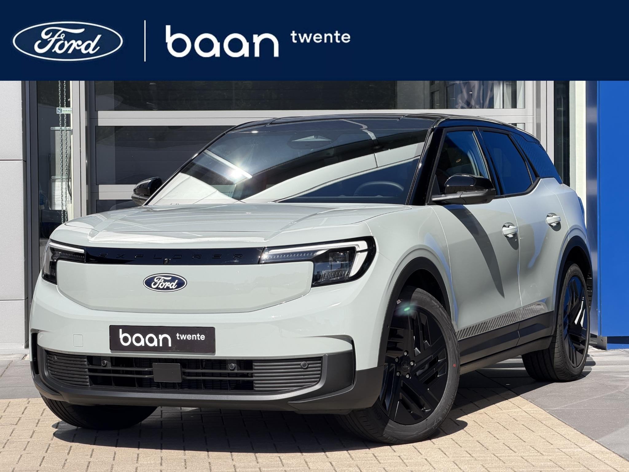Ford Explorer Collection Extended Range RWD 79 kWh | Gratis, Auto's, 12 maanden, Automatische klimaatregeling, Zwart, 286 pk