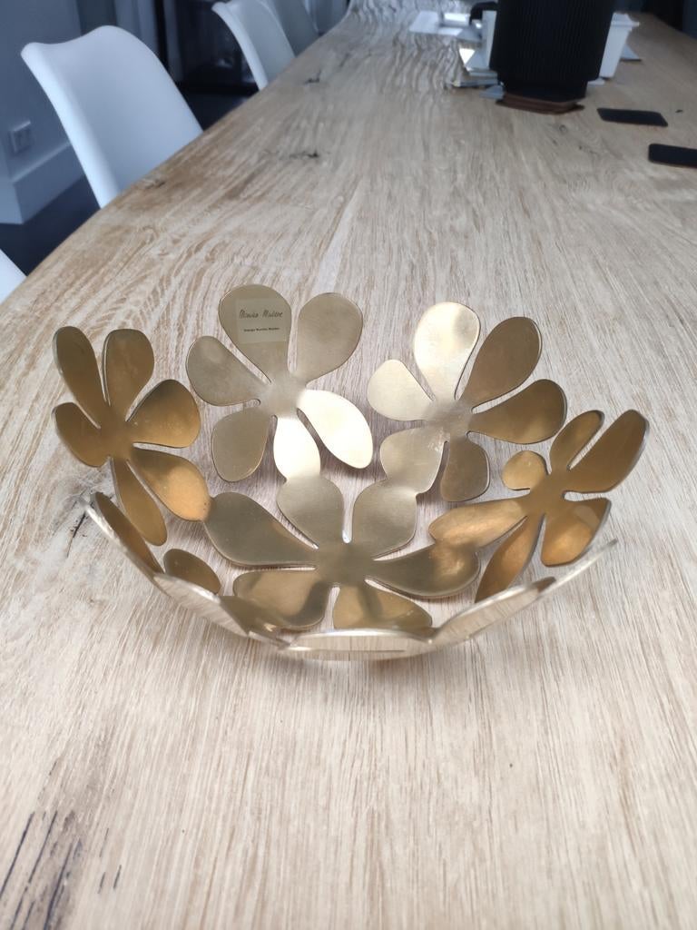 Ikea Stockholm schaal messing goud design Monika Mulder, Overige materialen, Schaal, Rond, Ophalen of Verzenden