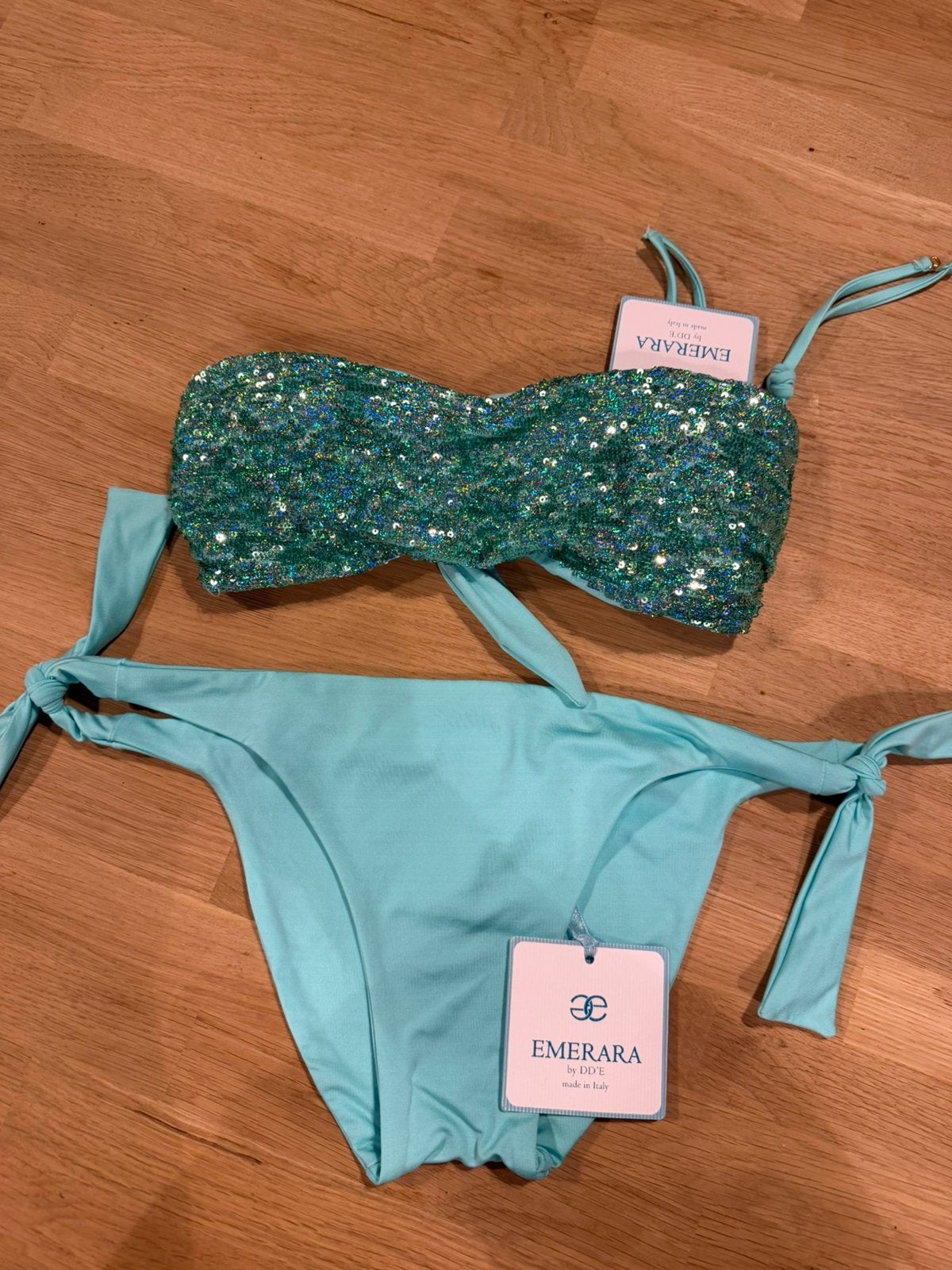 Emerara strapless bikini 34/ XS NIEUW!! Nu €50, Ophalen of Verzenden, Nieuw, Blauw, Bikini