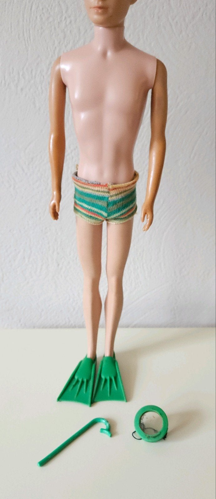 Vintage (Barbie) Ken outfit Snorkel Gear 1963 compleet, Verzamelen, Ophalen of Verzenden, Kleertjes