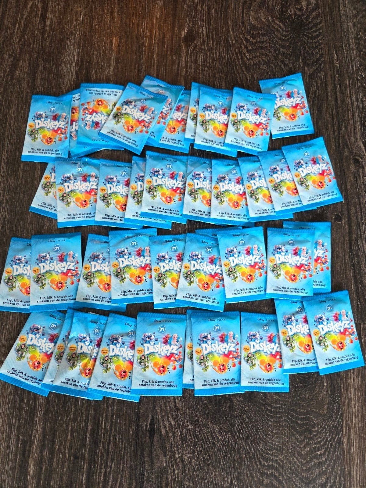 40 dichte zakjes Diskeyz AH Disney, Verzamelen, Albert Heijn, Ophalen of Verzenden