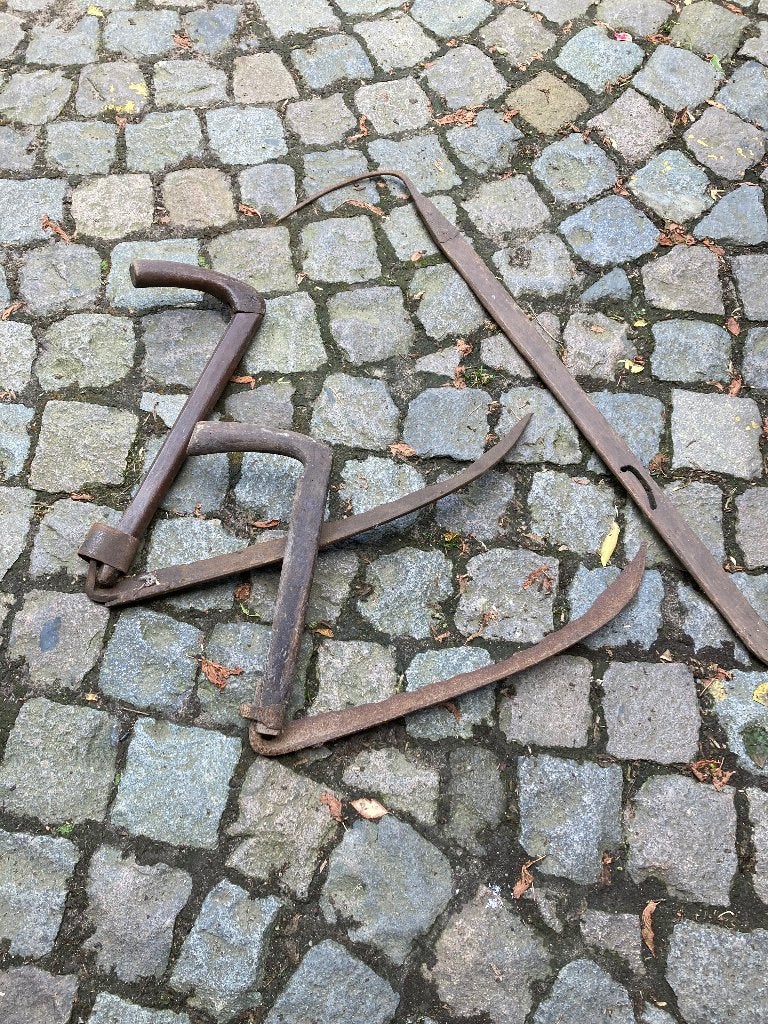 Antieke zeis en pikhaak., Antiek en Kunst, Antiek | Gereedschap en Instrumenten, Ophalen