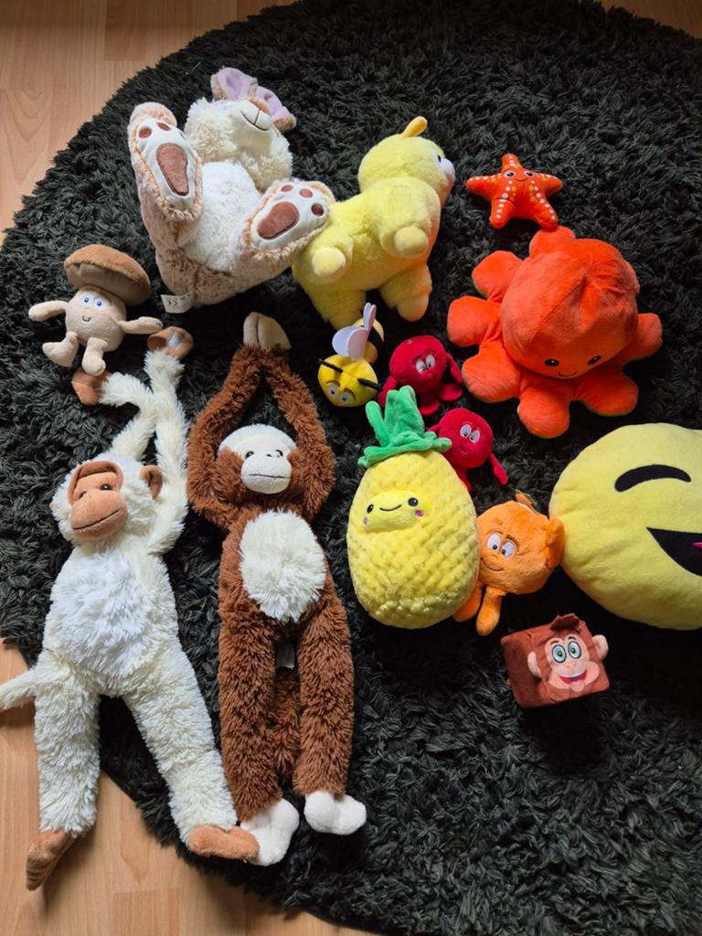Partij pluche knuffels 2/3, Ophalen of Verzenden, Nieuw, Overige typen
