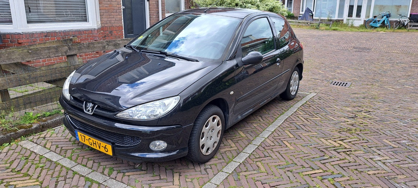 Peugeot 206 1.4 3D 2008 Zwart, Auto's, Peugeot, Particulier, Benzine, D, Hatchback, Handgeschakeld, Origineel Nederlands, Zwart