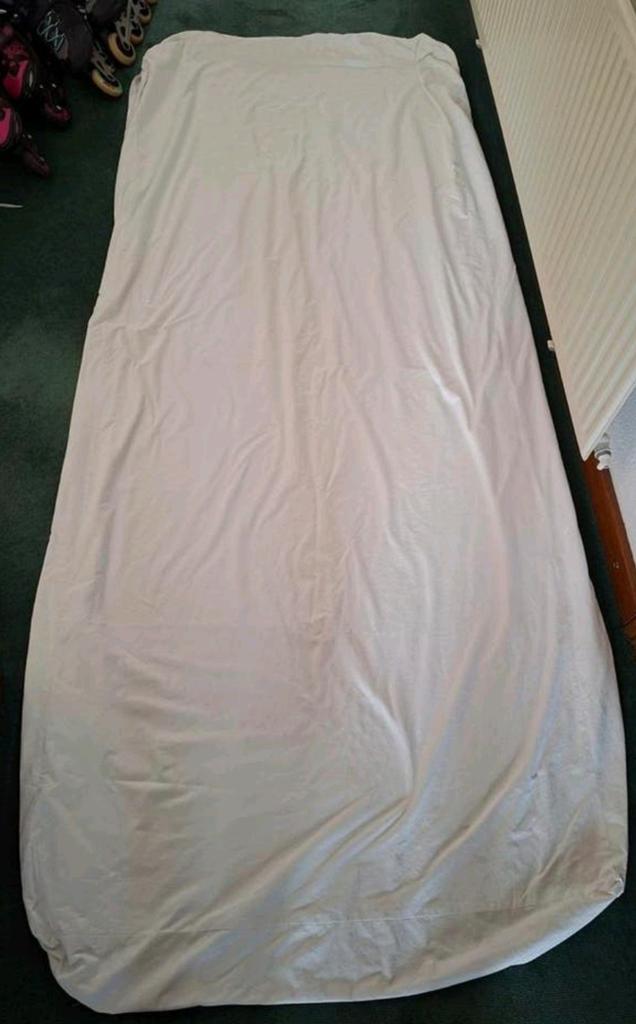 Sanamedi anti allergische matrashoes 90 x 200 x 20
Cm, Ophalen, Zo goed als nieuw, Eenpersoons, 90 cm