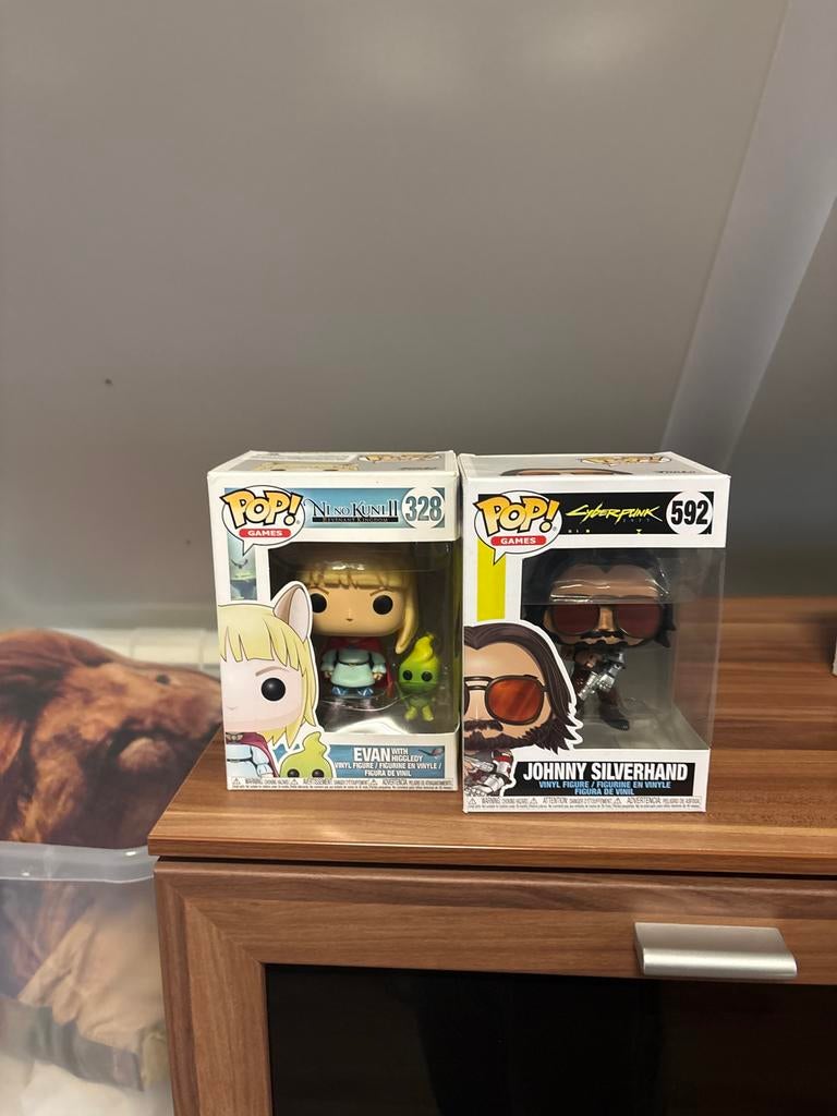 2 Funko Pops van games: Ni no Kuni II en Cyberpunk 2077, Ophalen of Verzenden, Nieuw