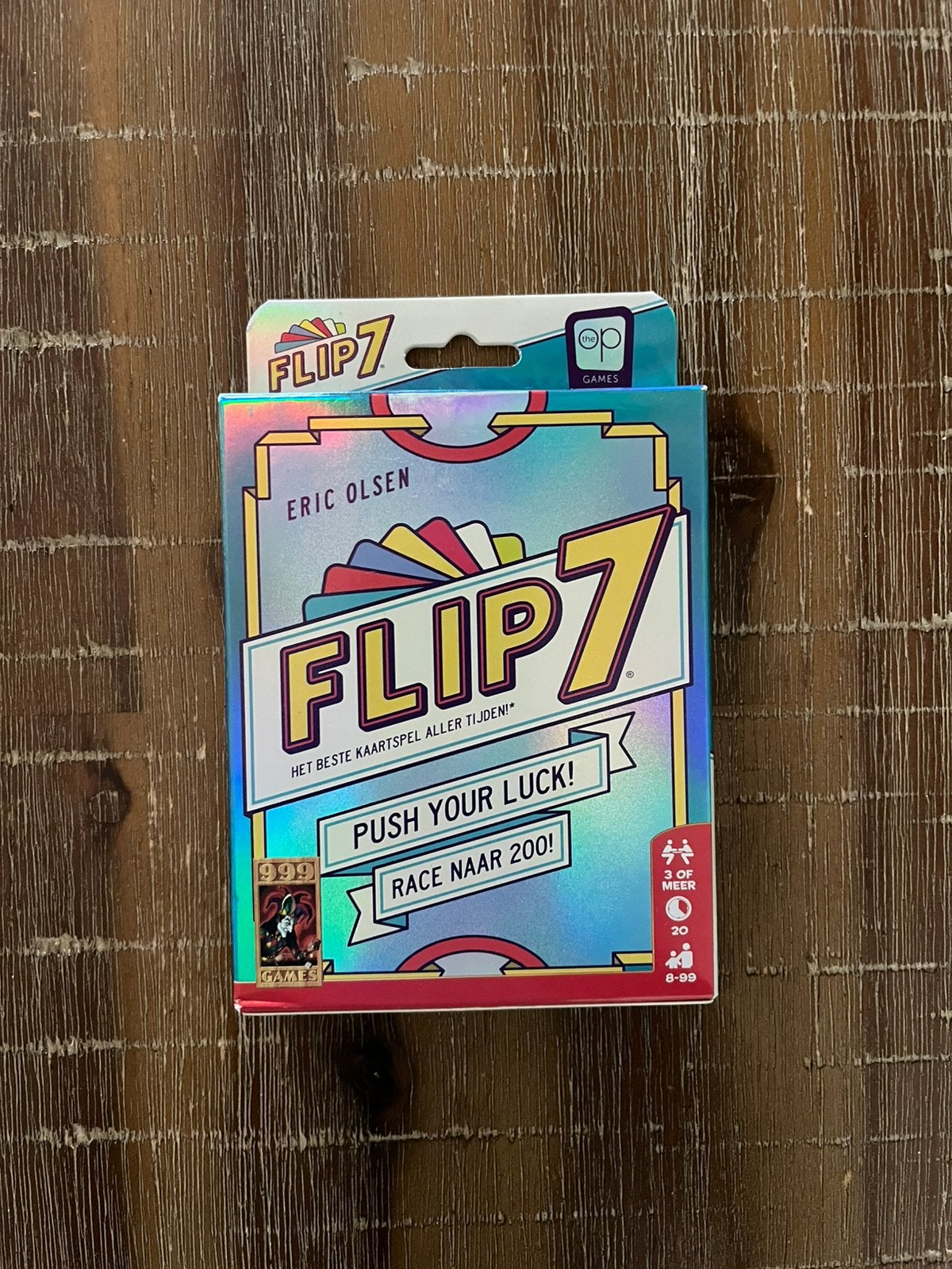 Flip7 kaartspel zgan!, Ophalen of Verzenden, Zo goed als nieuw