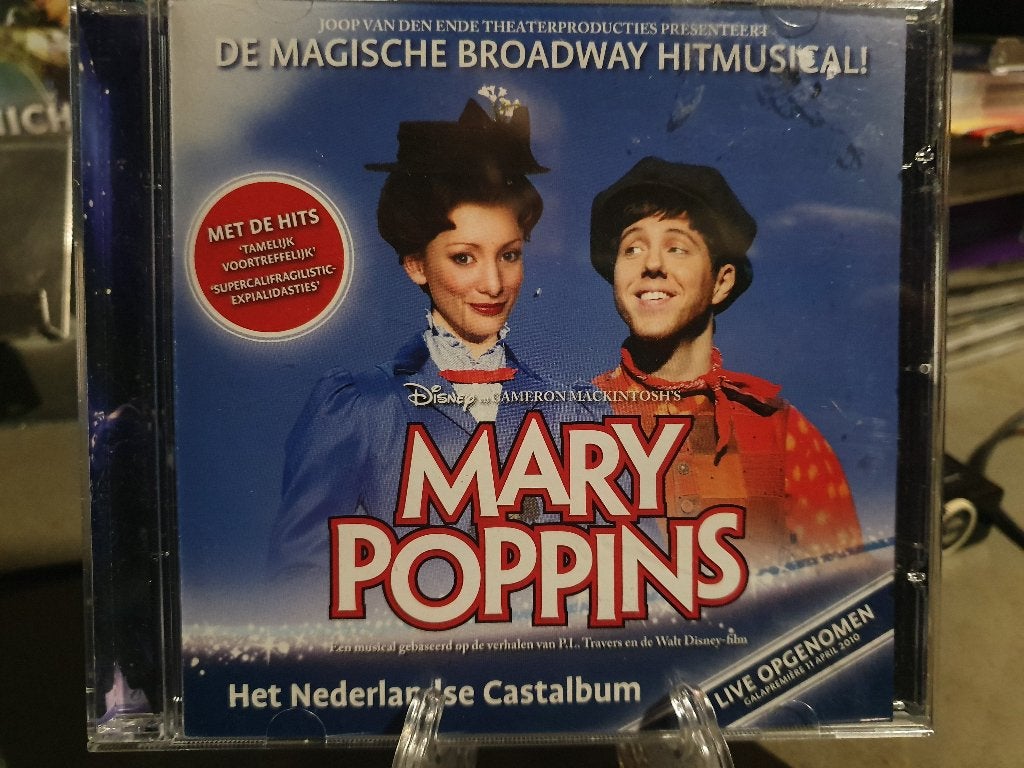 Mary Poppins het nederlandse Castalbum CD, Ophalen, Zo goed als nieuw