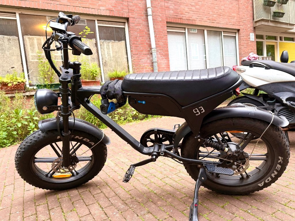 Fatbike Zwart, Zo goed als nieuw, 59 cm of meer, 50 km per accu of meer, Ophalen