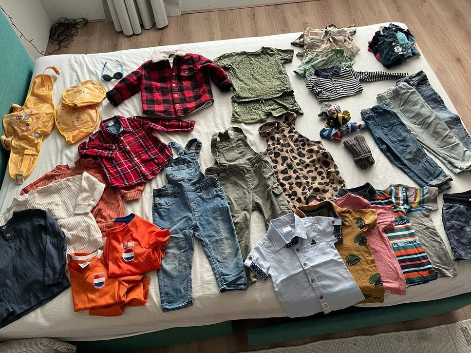 Groot kledingpakket jongens 86/92 en 98, Ophalen of Verzenden, Gebruikt, Maat 92