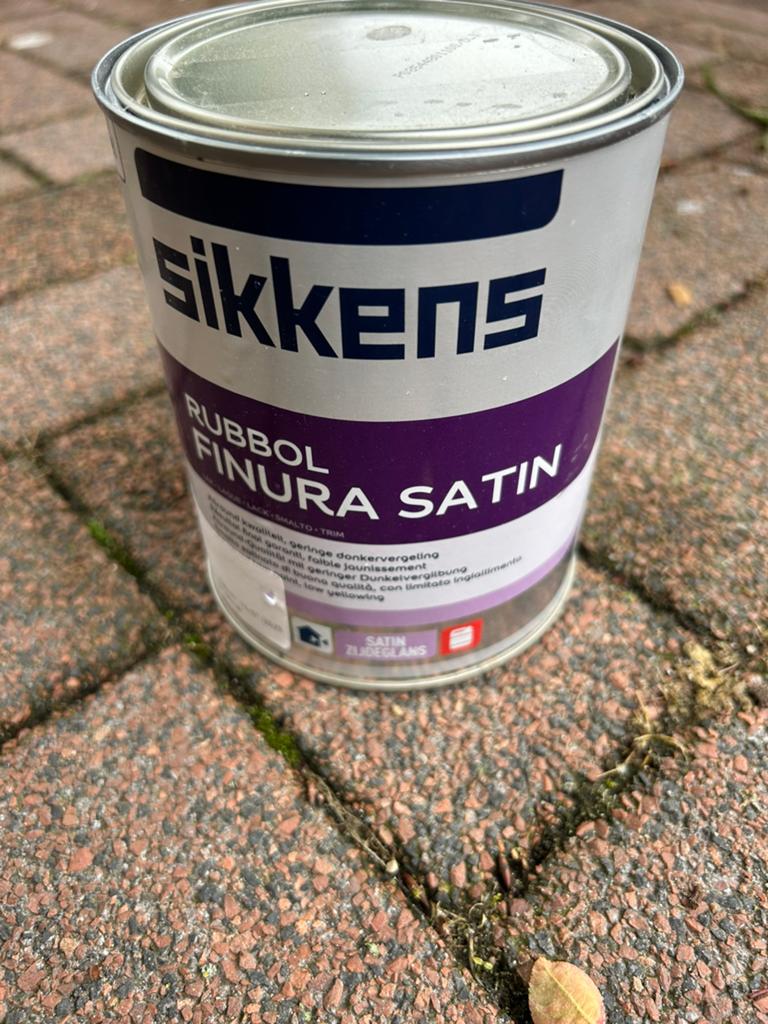 Sikkens finura ral 9001 en capaflow ral 9001, Ophalen of Verzenden, Nieuw, Wit