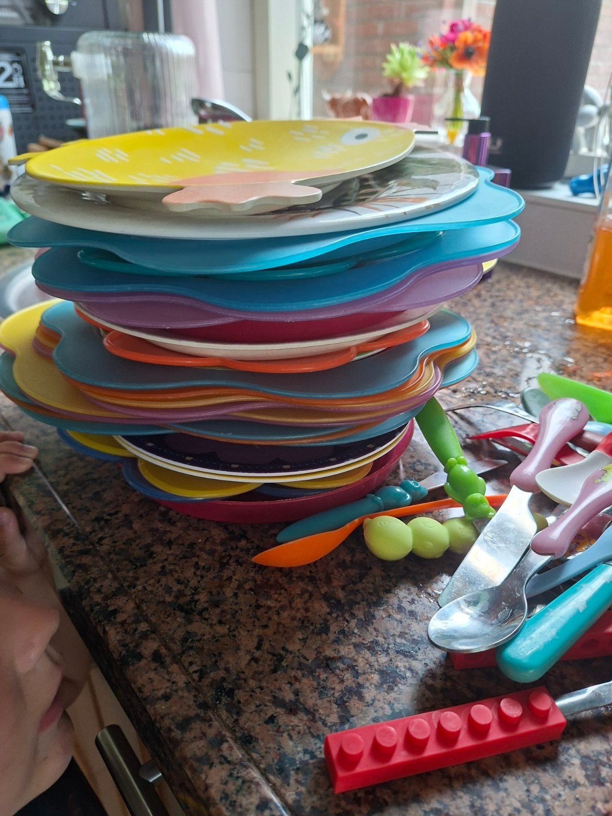 Plastic borden en bestek, Ophalen, Kunststof