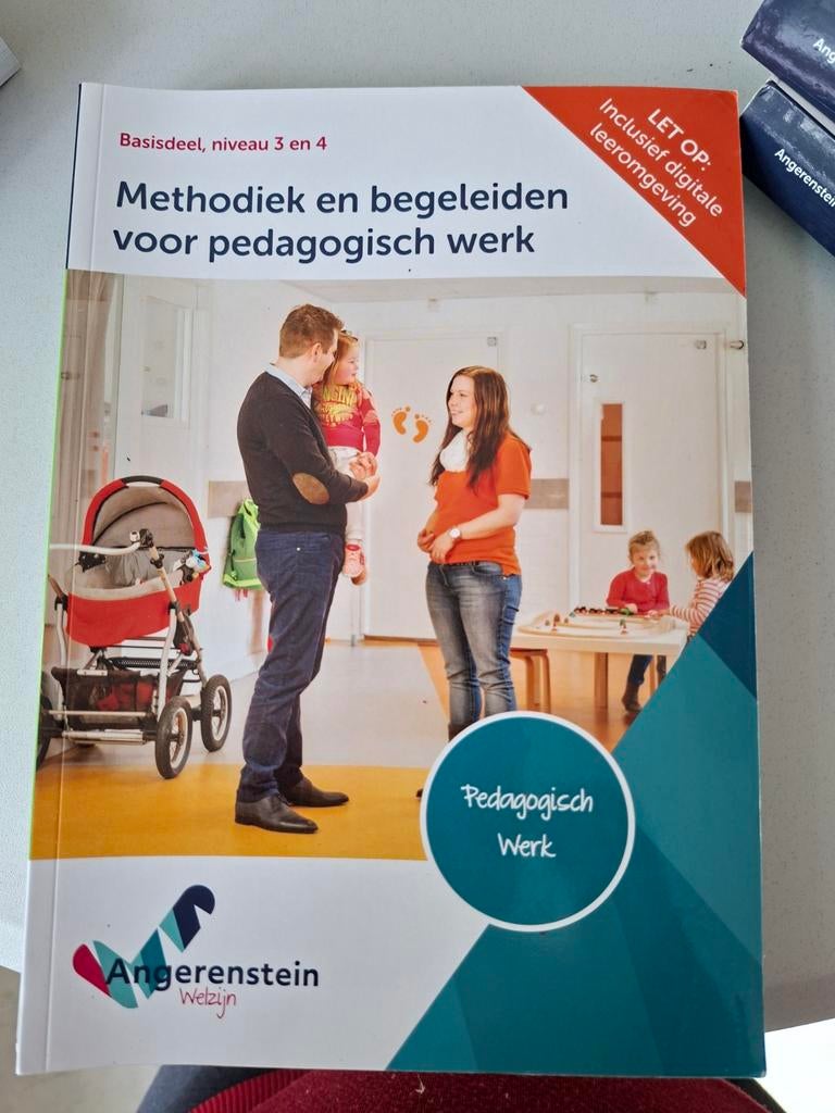Studieboek Methodiek en begeleiden voor pedagogisch werk, Ophalen of Verzenden, Zo goed als nieuw, MBO, Angerenstein Welzijn