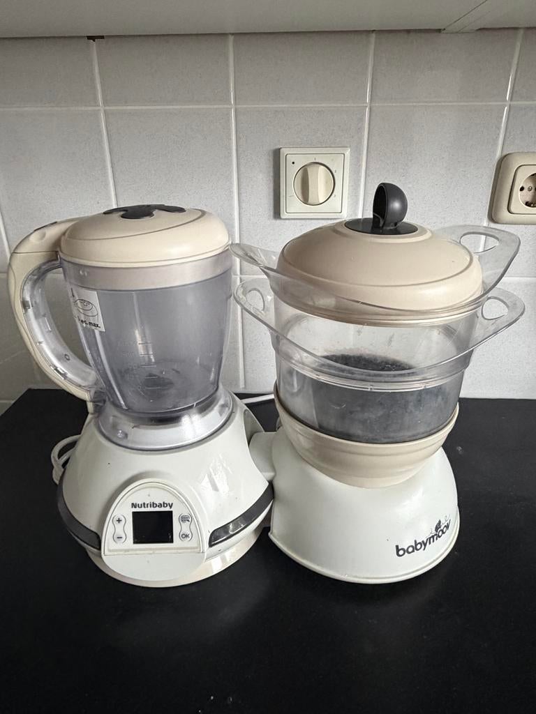 Babymoov Nutribaby - 5-in-1 Babyvoedingsbereider, Minder dan 1 liter, Ophalen of Verzenden, Gebruikt, 3 snelheden of meer