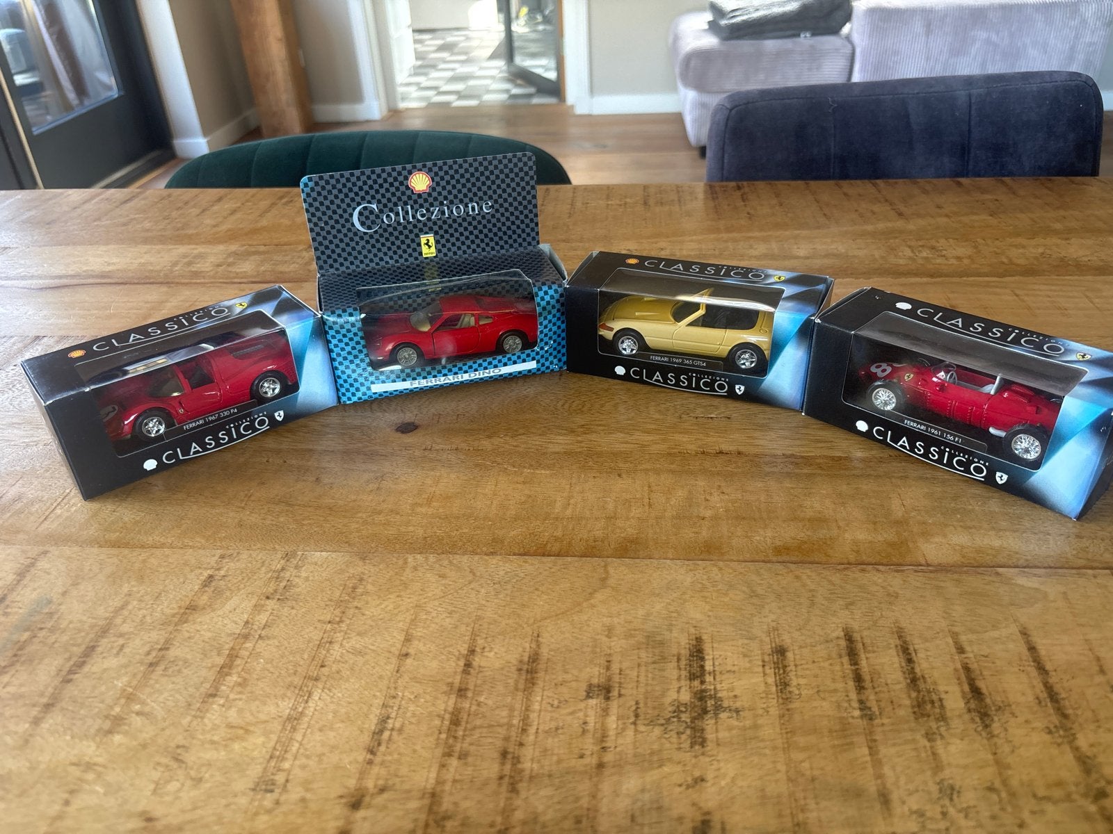 Ferrari Classico modelauto's schaal 1/43 - Shell Collectie, Hobby en Vrije tijd, Ophalen of Verzenden, Nieuw, Auto, Overige merken