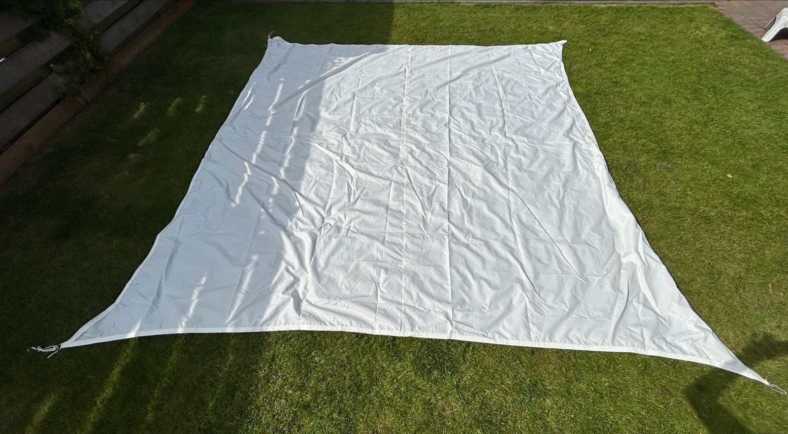 Waterdicht schaduwdoek 3,6x3,6 meter, Ophalen, Zo goed als nieuw