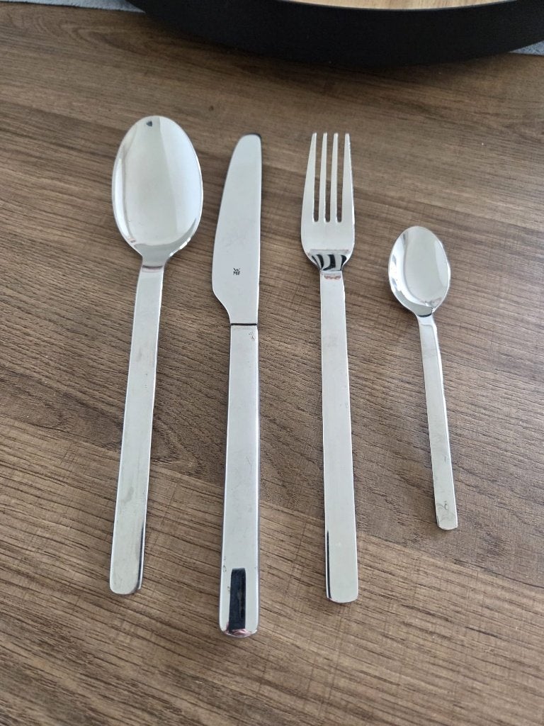 Mooie bestekset van WMF aangeboden!, Ophalen, Gebruikt, Rvs of Chroom, Vaatwasserbestendig