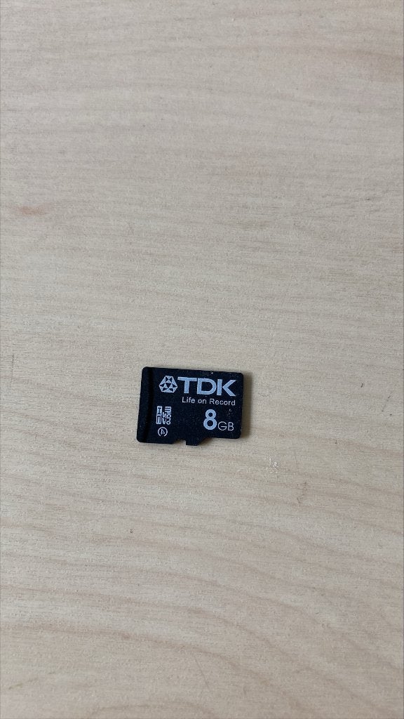 TDK 8gb, MicroSDHC, Gebruikt, 8 GB, TDK