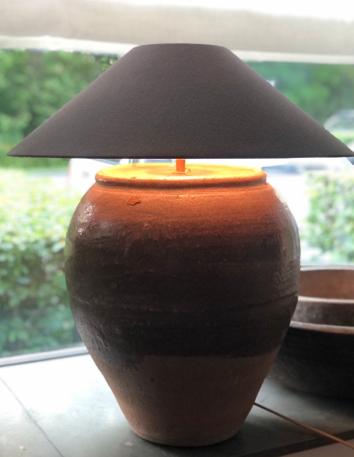 Grote Chinese kruiklamp zonder de kap, Ophalen