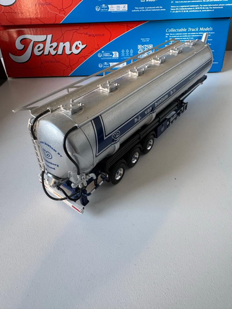 WSI Bulkoplegger H.J. van Bentum B.V. Woudenberg Holland, Hobby en Vrije tijd, Modelauto's | 1:50, Ophalen of Verzenden, Zo goed als nieuw