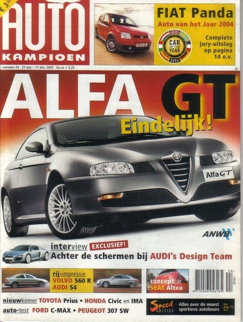 Autokampioen 24 2003 : Volvo S60 R - Audi S4 - Alfa Romeo GT, Ophalen of Verzenden, Gelezen, Algemeen