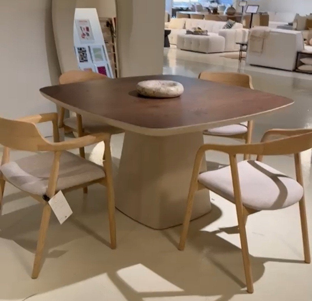 Vierkante eettafel 140x140 eiken | -50% | Bogard, Huis en Inrichting, Tafels | Eettafels, Ophalen, Modern, Eigentijds, Japandi, Scandinavian