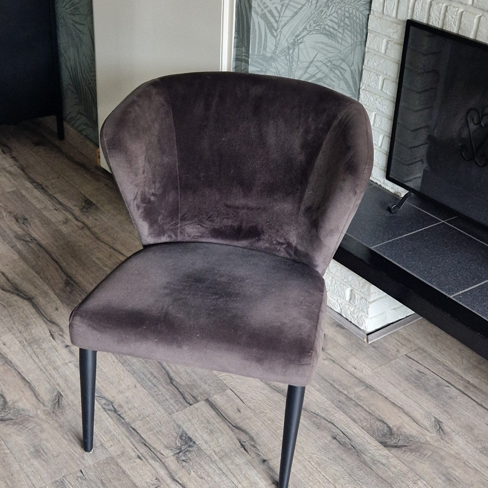 TE KOOP MOOIE INDUSTRIELE FAUTEUIL, Huis en Inrichting, Fauteuils, Ophalen, Zo goed als nieuw, 75 tot 100 cm, 50 tot 75 cm