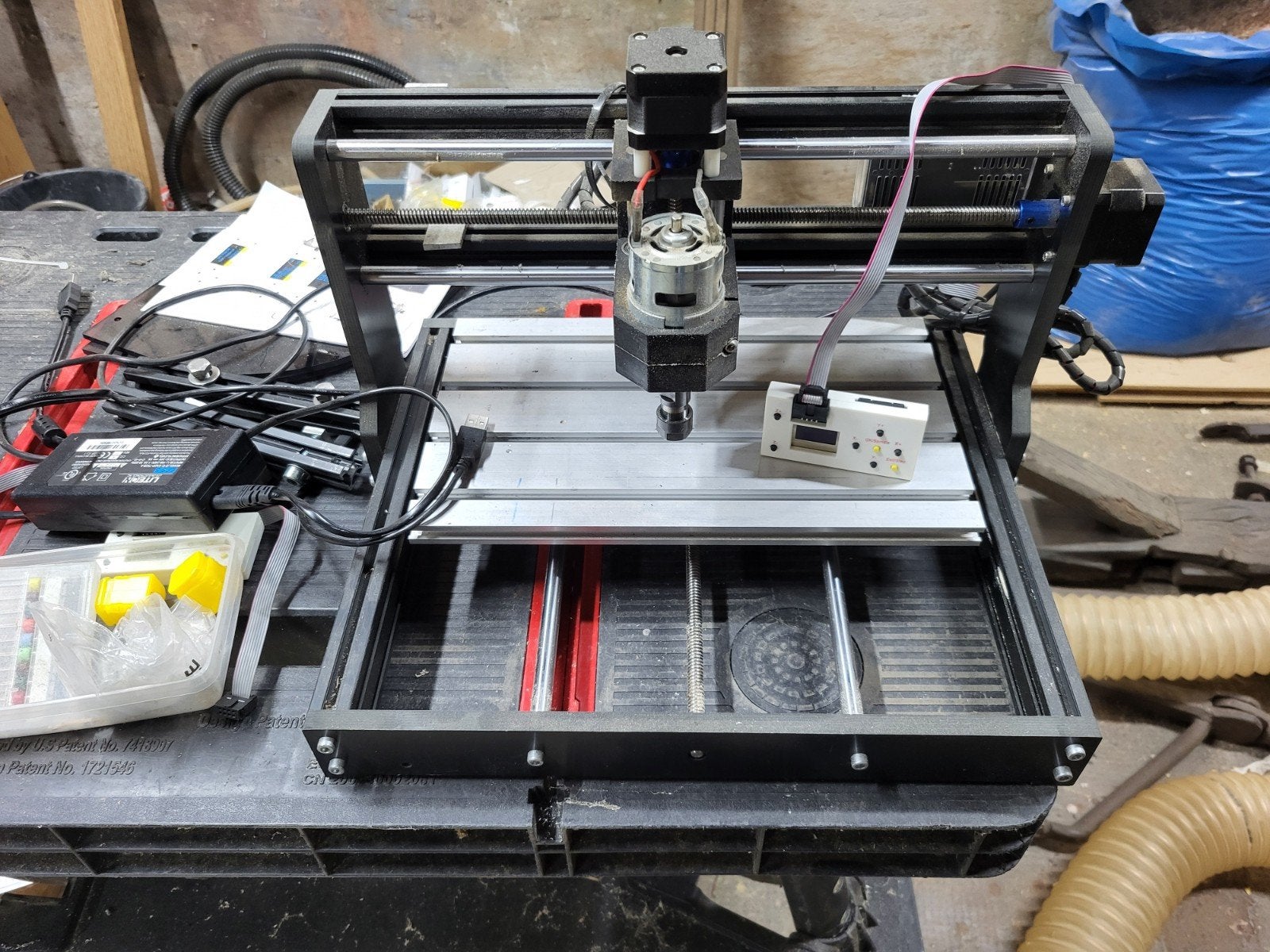 Compacte CNC-freesmachine met accessoires, Ophalen