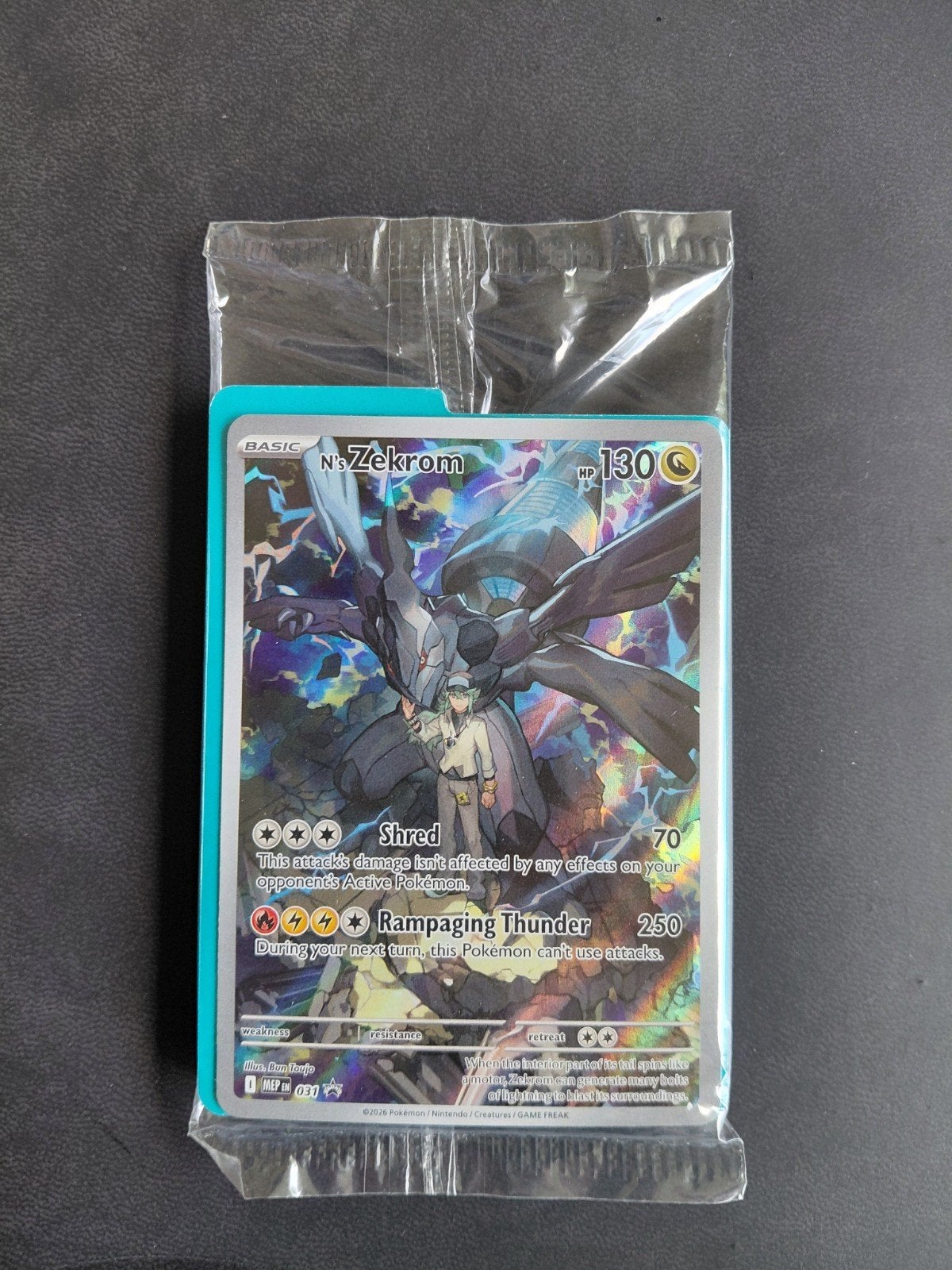 pokemon N's zekrom promo 031 ascended heroes, Ophalen of Verzenden, Nieuw
