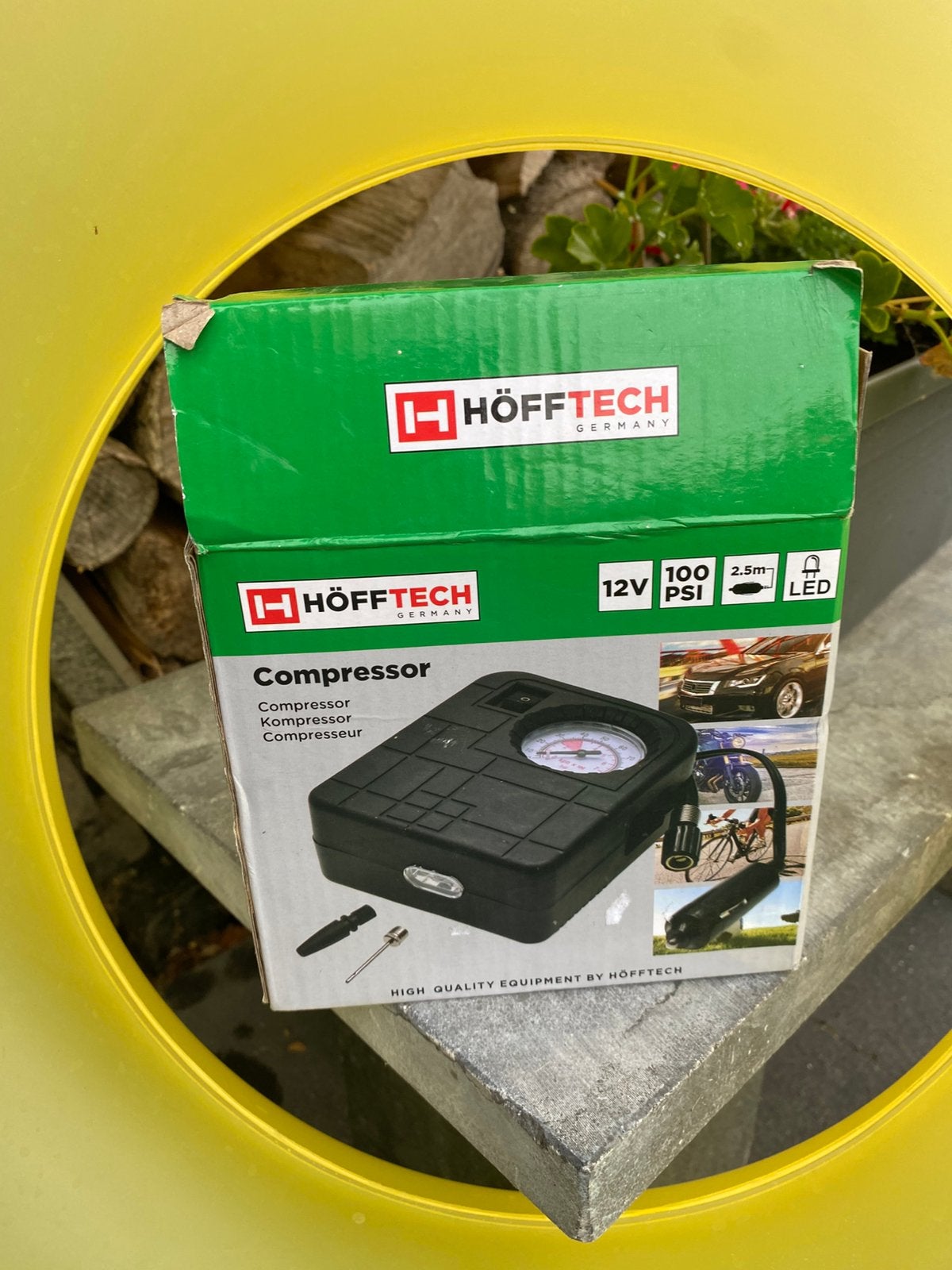 Te koop mini compressor voor in de auto, Ophalen of Verzenden, Zo goed als nieuw