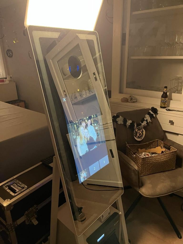 Luxe Mirror Booth te huur, Ophalen of Verzenden, Nieuw