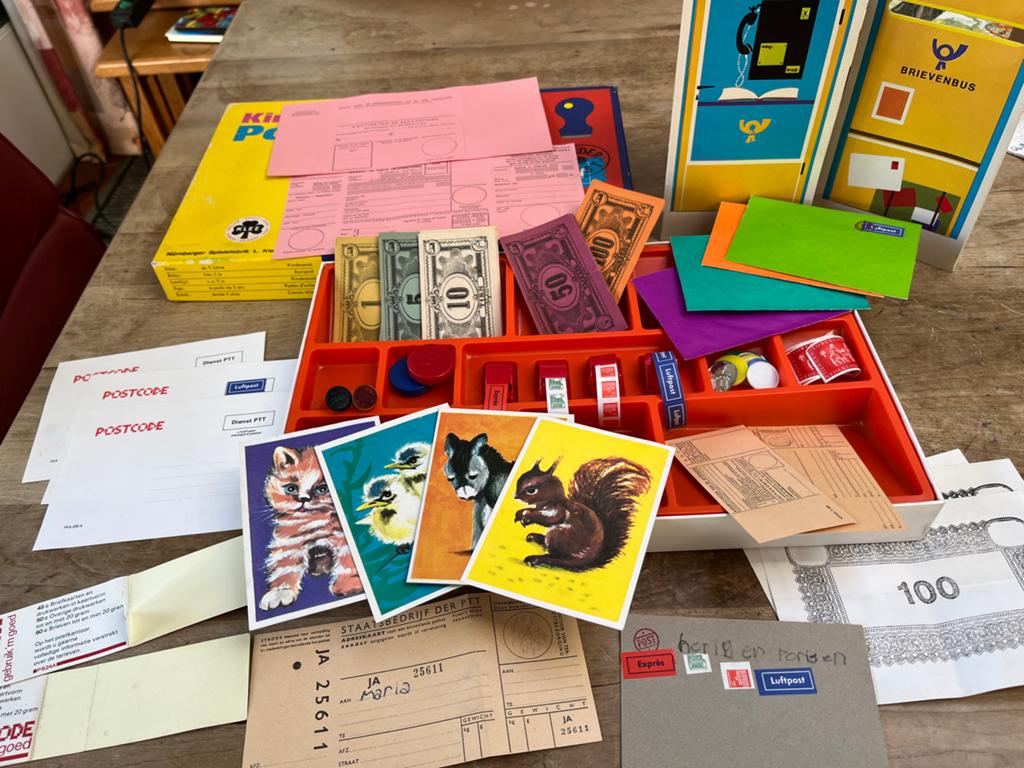 Vintage Nederlands Kinder Post Speelgoedset ‘60, Antiek en Kunst, Ophalen of Verzenden