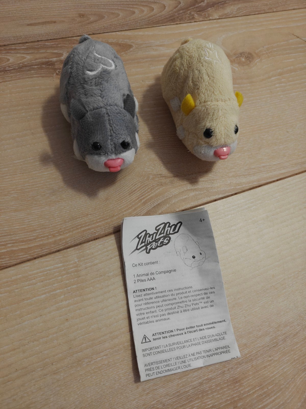 Zhu Zhu Pets Hamsters - Set van 2 met instructies, Gebruikt, Overige merken, Met geluid, Overige karakters