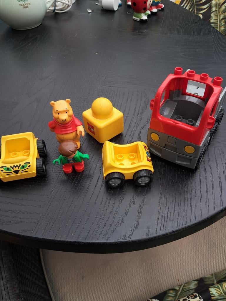 6 kilo Lego Duplo met poppetjes, auto's en Winnie de Poeh, Ophalen