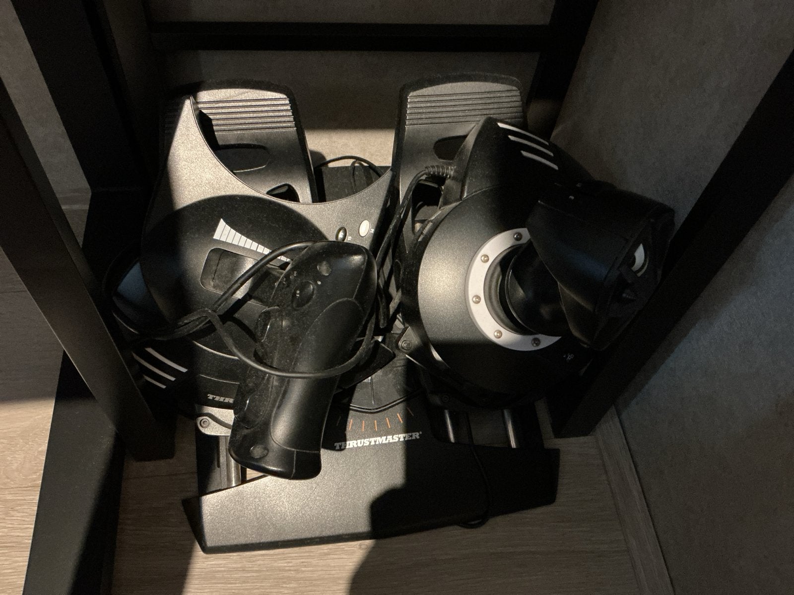 Thrustmaster T.Flight Hotas X Joystick & Pedalen Set, Ophalen of Verzenden, Overige merken, Gebruikt