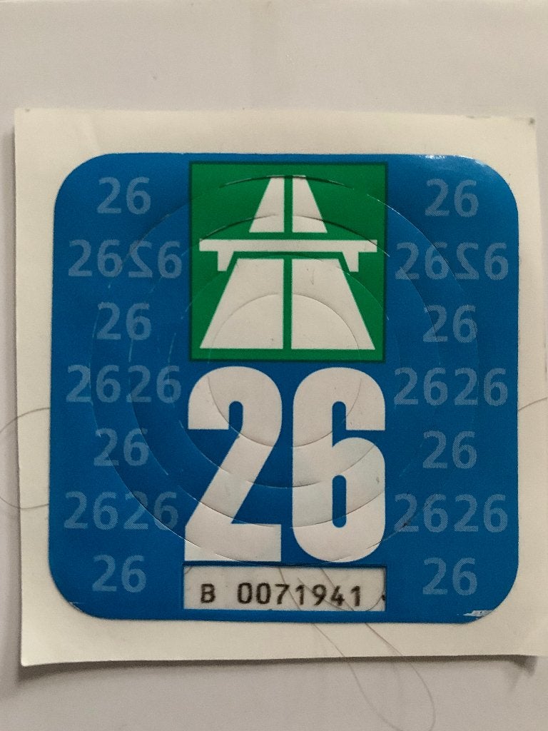 vignet Autobahn Zwitserland 2026, Tickets en Kaartjes, Autovignetten, Drie personen of meer