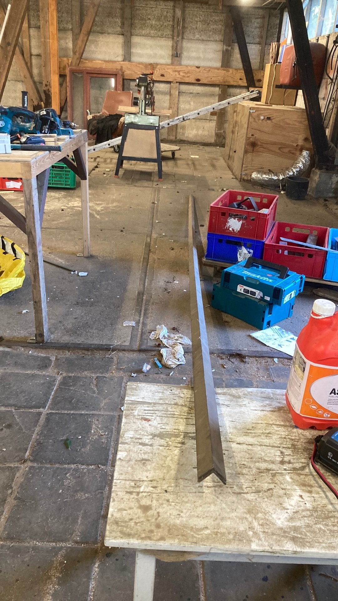 Messing hoekprofiel 2 x m meter., Doe-het-zelf en Verbouw, Ophalen of Verzenden, Zo goed als nieuw, Koper of Messing
